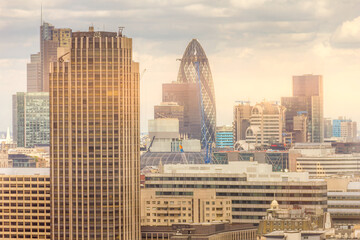 Obraz premium Modern buildings in London, England, UK
