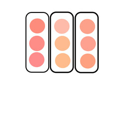 isolated Color Soft Vector