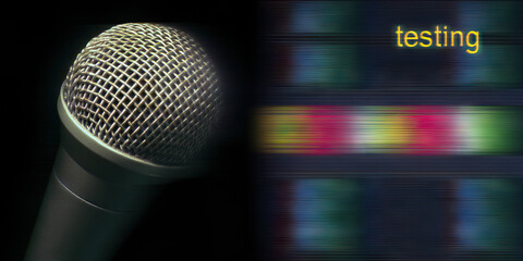 Microphone and Test Signal Display