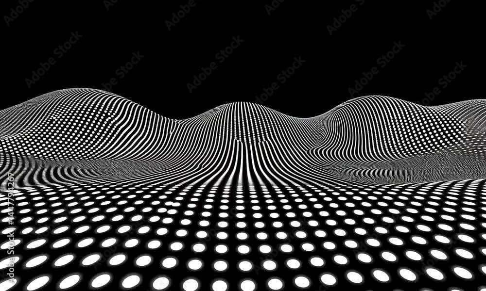 Poster abstract monochrome grid pattern background