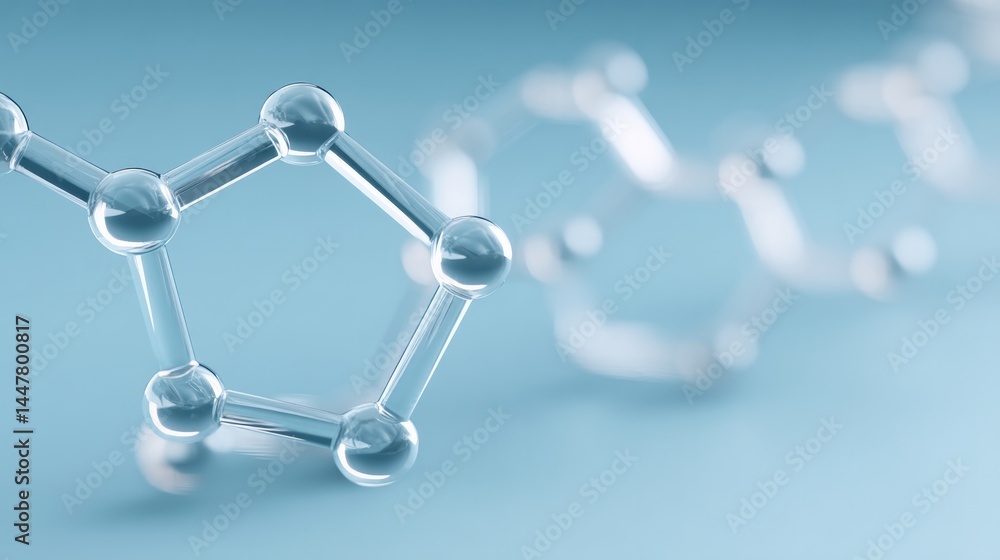 Poster highly detailed macro view of nanotechnology manipulating molecular structures in bioengineered envi