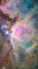 Stunning Cosmic Nebula Image Celestial Clouds of Gas and Dust in Space