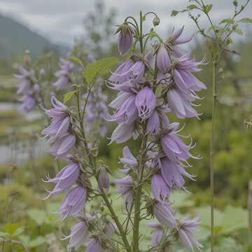 Larkspurleaf Monkshood (Aconitum delphinifolium) at Chowiet Island, Semidi Islands, Alaska, USA