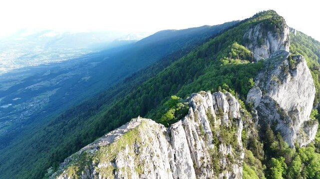 Paysage de montagne lac
