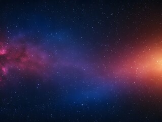 A Stunning Cosmic Nebula with Vibrant Purple and Orange Hues a Breathtaking Celestial Landscape