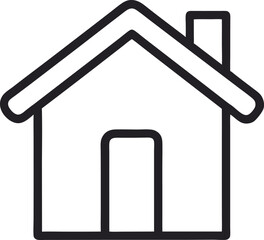 house outline  icon