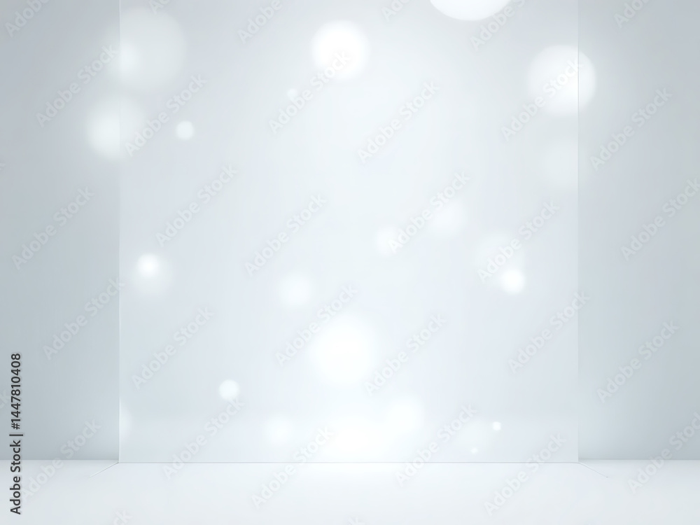Aufkleber illuminated abstract background studio digital art minimalist front view creative design