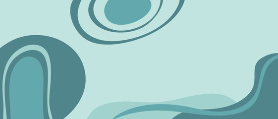 A blue and white background with a blue circle in the middle