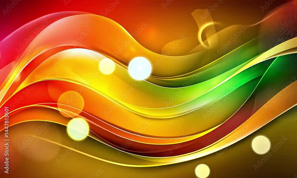 Poster abstract vibrant colorful wave pattern background