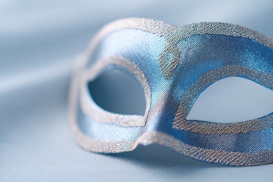 close-up of vibrant masquerade mask with intricate patterns