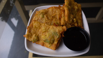 Crispy Fried Tempeh in Flour Batter – Traditional Indonesian Snack