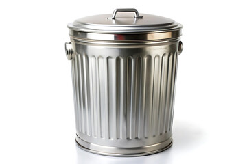 trash can isolated on white background