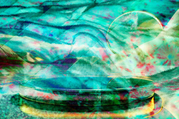 Generated image, Hintergrund