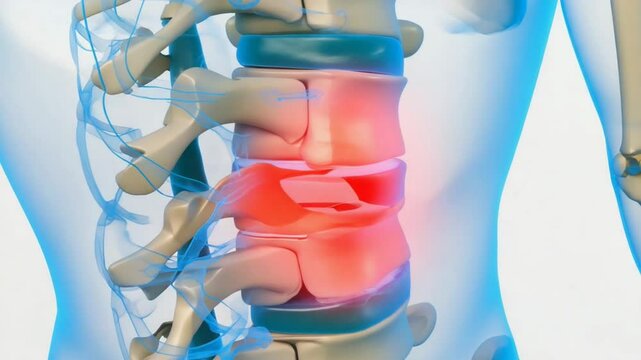 Examining Spinal Disc Issue in Medical Visualization