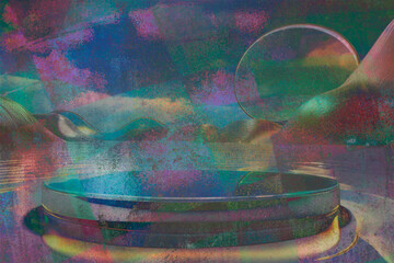 Generated image, Hintergrund bunt