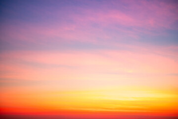 Beautiful , luxury soft gradient orange gold clouds and sunlight on the blue sky perfect for the...