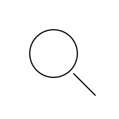 magnifying glass isolated on white