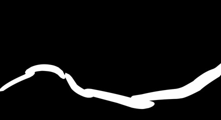 black silhouette of a woman