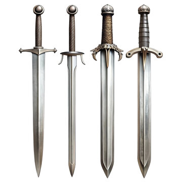 sword isolated on white