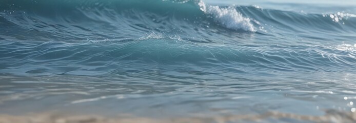 Subtle blue wave texture, soft focus, dreamy ripples , peaceful, gradient