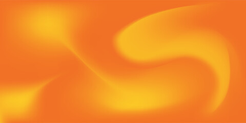 Mesh orange with blurred abstract yellow gradient vector background