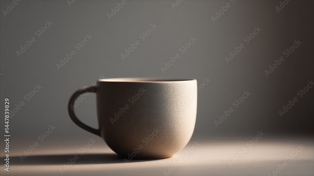 Poster capture minimalistic scene symbolizing father day with single object simple tie or plain coffee mug 