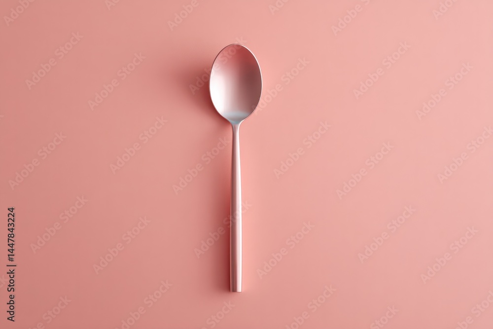 Poster capture single key item considered everyday essential set against smooth solid color background