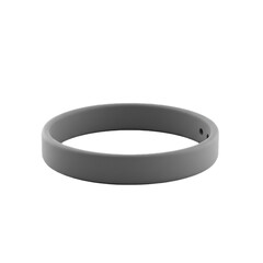 silicone wristband isolated on white background