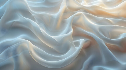 Fototapeta premium Soft White Silk Drape Texture.