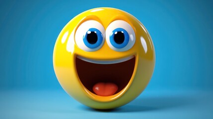 Smiling emoji, happy face