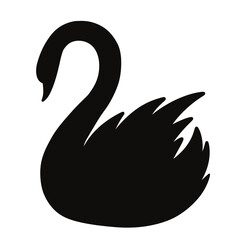 black swan vector 