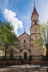 Obraz premium Orthodox Church of St. Nicholas in Vilnius old town, Lithuania