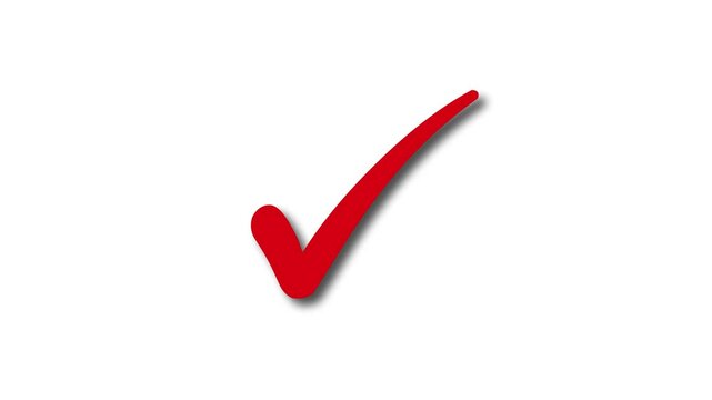 Minimal Check Mark Animation Smooth Motion Design, Animated Check Mark Symbol Simple, Sleek, and Stylish