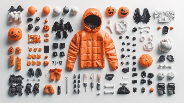 halloween background with vecter