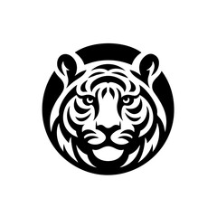 Strong Siberian Tiger Symbol Icon Logo