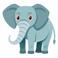 Fototapeta premium funny elephant cartoon