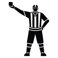 Referee Signaling Penalty Sports Official Icon