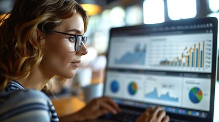 Digital marketing experts analyzing audit results enhance content creation for email and social media focusing on achieving KPI's