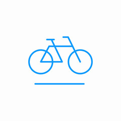bicycle transport icon sign vector