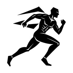 Runner Silhouette vector illustration