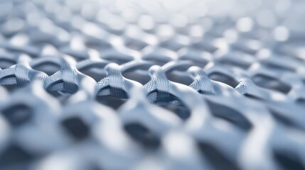 Obraz premium Abstract close-up of textured surface, intricate patterns on materials, suitable for design themes or backgrounds.