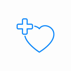 heart doctor icon sign vector
