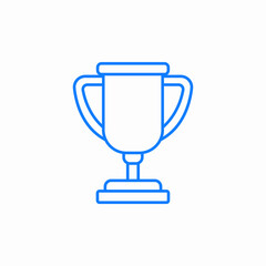 prize cup icon sign vector