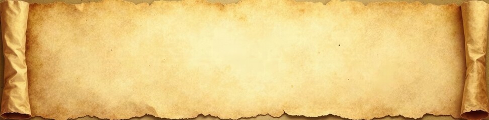 Obraz premium Antique parchment, aged & creased, sepia tone, weathered, rustic