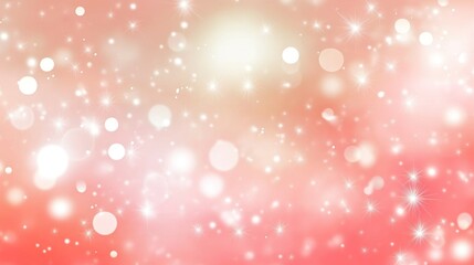 Obraz premium Soft, glowing bokeh effect in pale peach and rose tones.