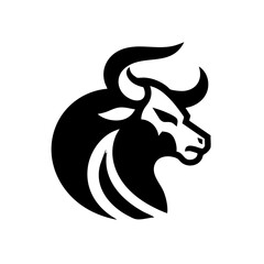 Bull Head logo Icon Symbol