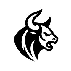 Bull Head logo Icon Symbol