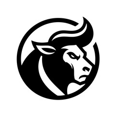 Bull Head logo Icon Symbol