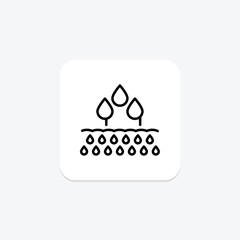 Watered Field, vector, pixel perfect, illustrator file