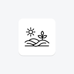 Fertilized Land, vector, pixel perfect, illustrator file